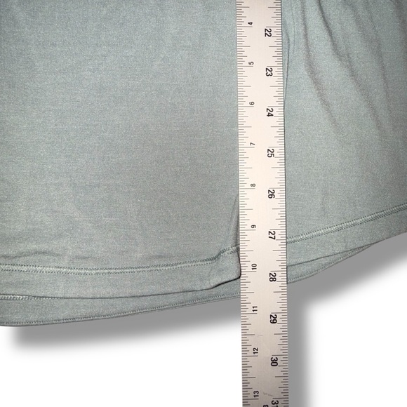 ATHLETA Essential V-Neck Long-Sleeve Top - Minimalistic Grey 1X - Picture 10 of 14